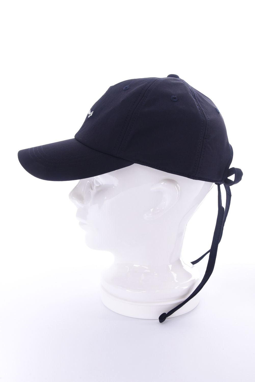 【26SS】【レディース】 WOMEN’S SMALL LOGO RIBBON CAP / ブランドロゴ バックリボン キャップ (ネイビー)