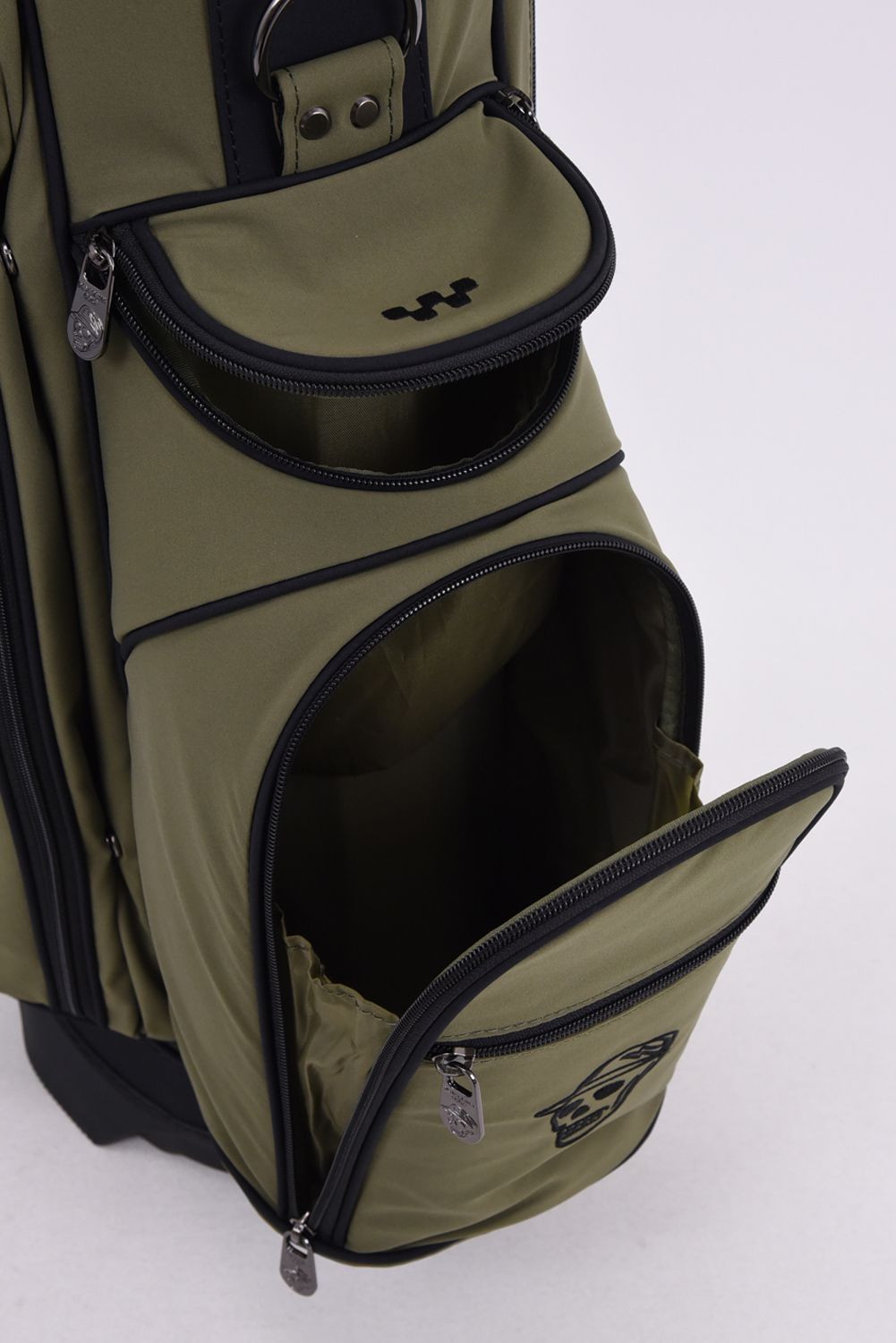 【26AW】 PIONEER TOWN Logo Assorted CADDIE BAG / ロゴアソート スタンドタイプ キャディバッグ (オリーブ)