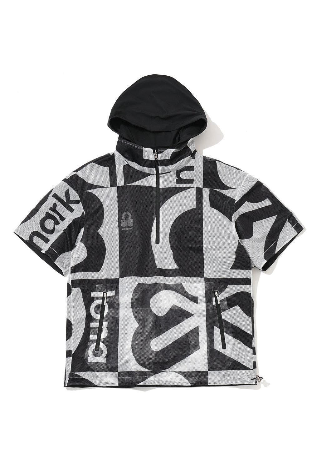 【2026SS 木村拓哉さん着用 VOL.4】 QUADRA AIR MESH 2-WAY PULLOVER / リバーシブル ショートスリーブプルオーバー (ブラック) (3月4日入荷予定)