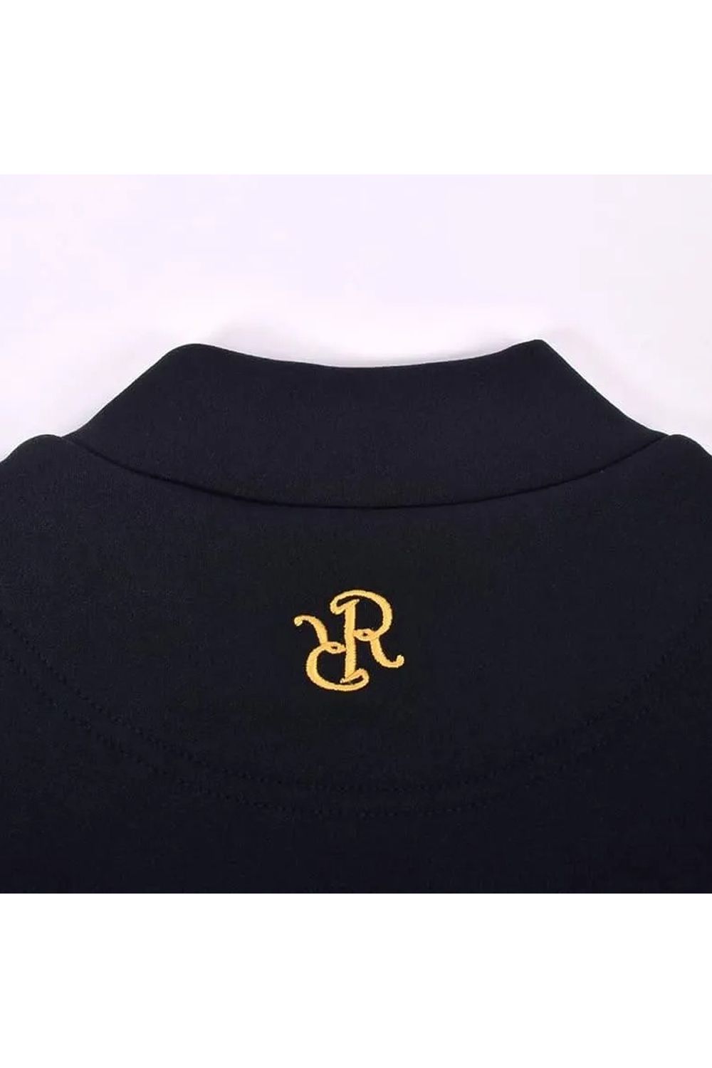 【25AW】【レディース】 WARM INNER MOCK NECK / 裏起毛 ブランドロゴ刺繍 モックネックシャツ (ブラック)*