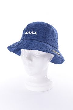 【26SS】 LINE ART PILE BUCKET HAT / パイル生地 ラインアート バケットハット (ネイビー)