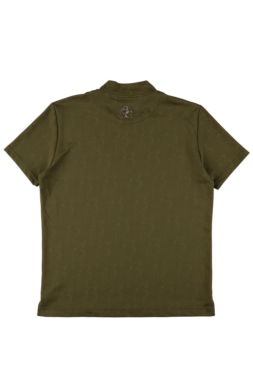 【26SS】 JACQUARD MOCK NECK  / ジャガード モックネック (カーキ) (4月入荷予定)