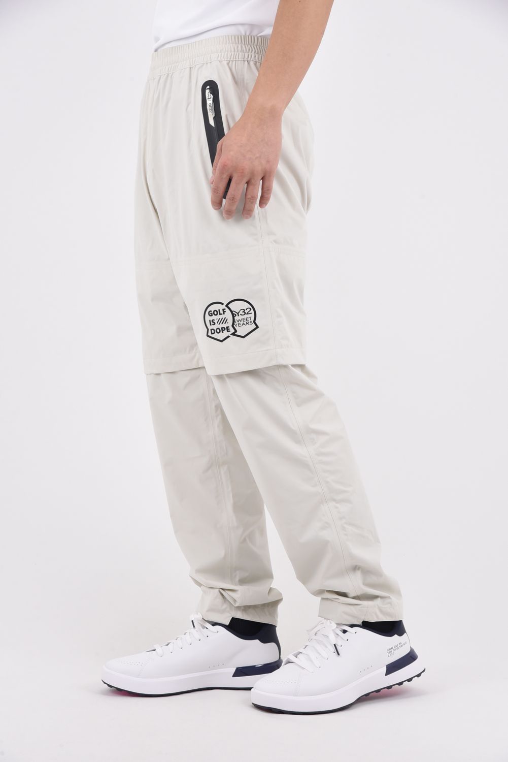 【26SS】【セットアップ】 25L RAIN SET UP / ハイストレッチ 2WAYレインジャケット&パンツ (ベージュ)