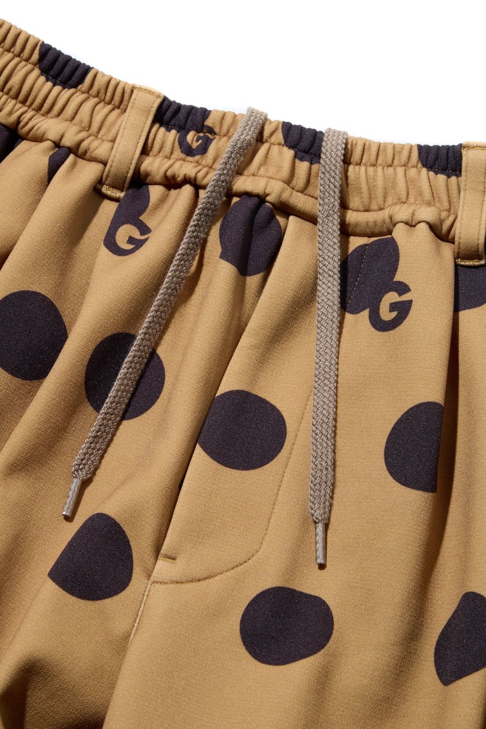 【26AW】 ORIGINAL PRINT DOT PANT / ドット柄プリント テーパードパンツ (ベージュ)