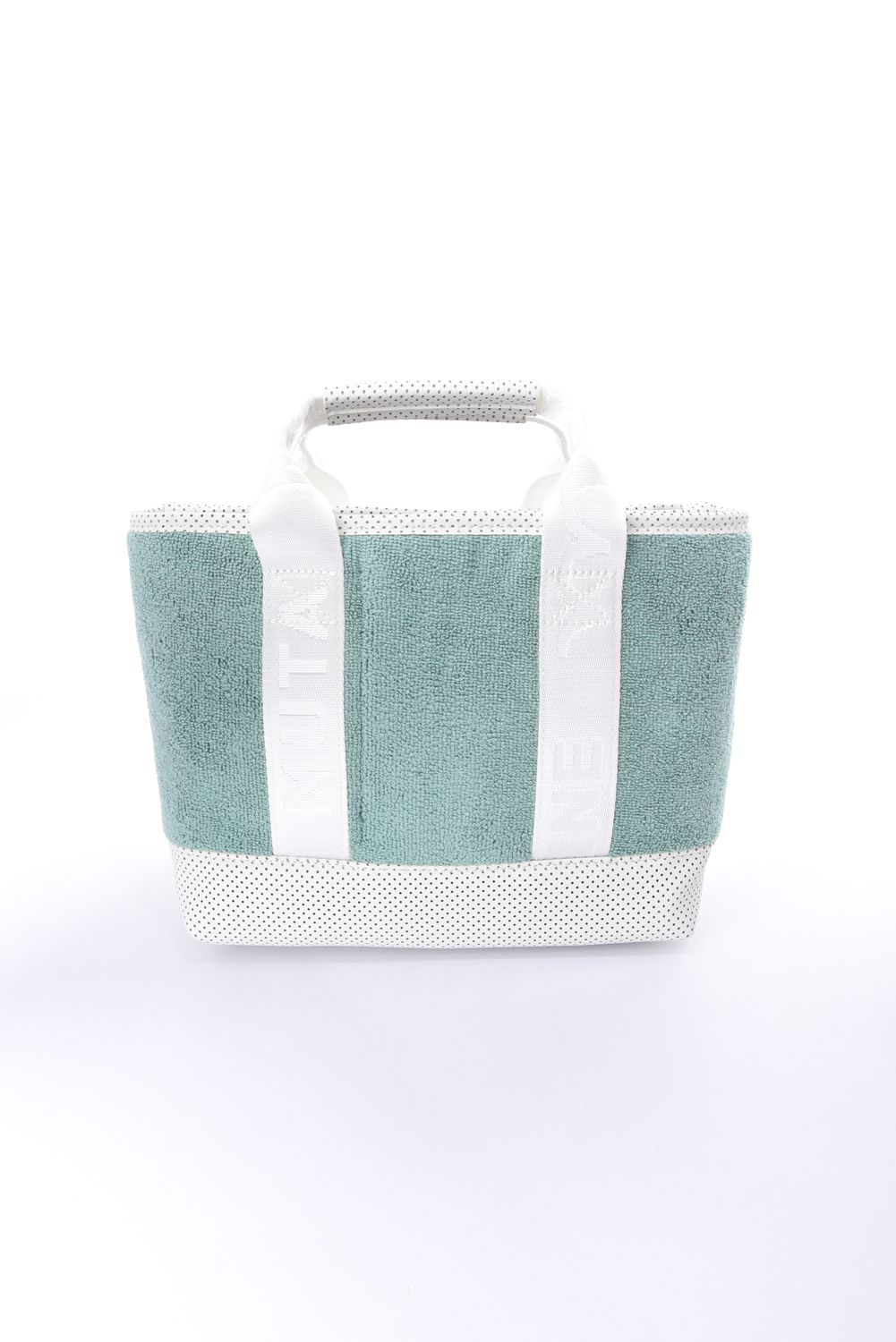 【26SS】 PILE PARTITION TOTE BAG / パイル生地 パーテーショントートバッグ (ライトグリーン)