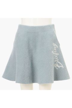 【26AW】【レディース】 WOMEN’S SHAGGY KNIT FLARE SKIRT / フレアシルエット シャギーニットスカート (サックス)