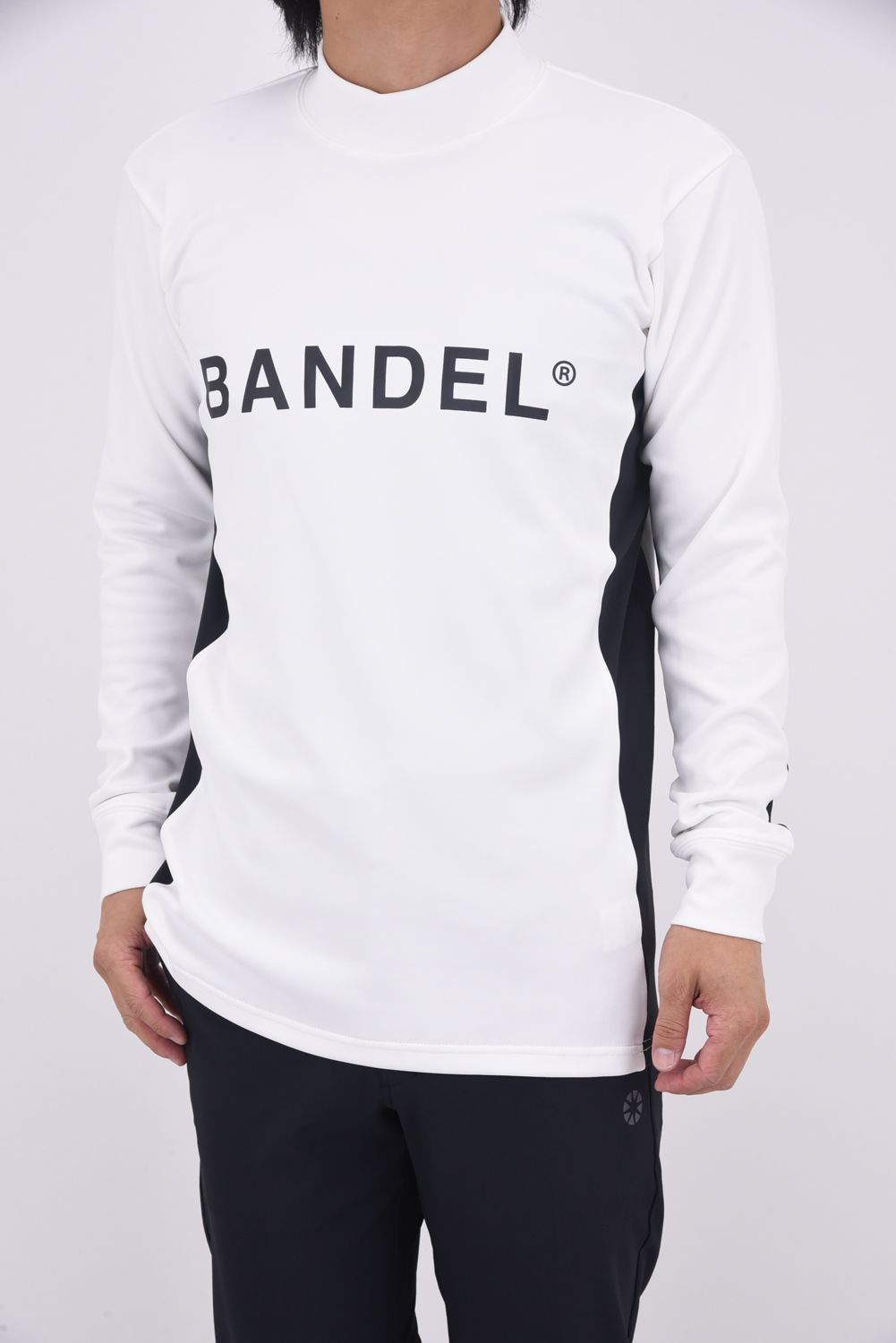 【25AW】 INSEAM SWITCH MOCKNECK SHIRTS / インシーム スウィッチ 長袖モックネック (ホワイト)