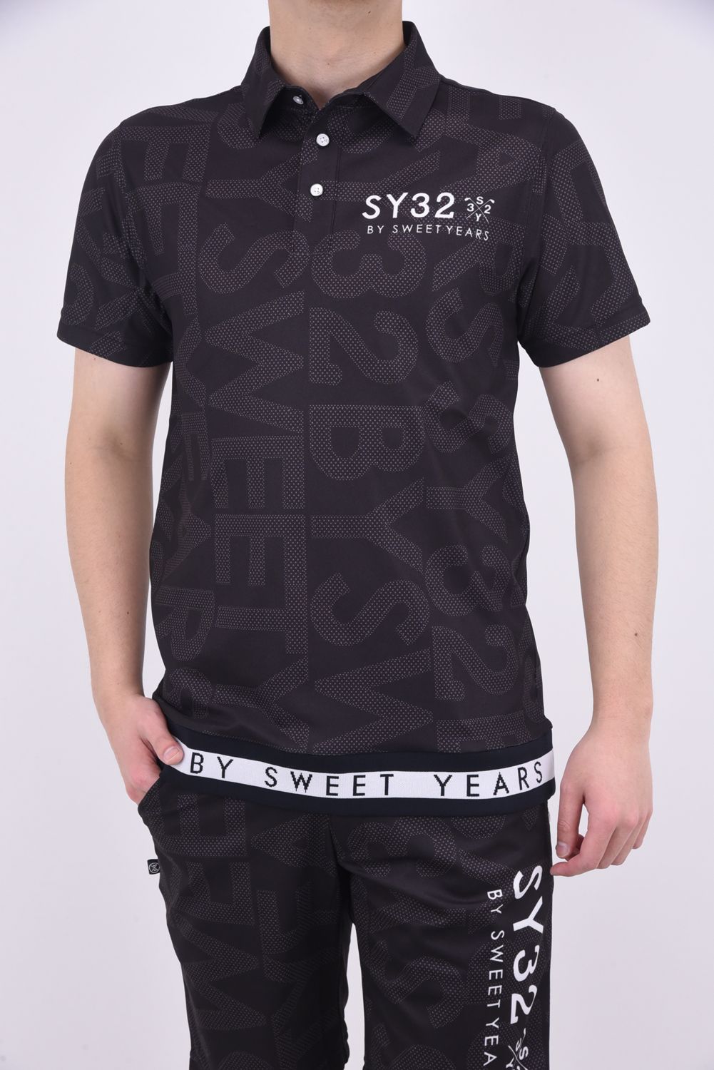 SY32 by SWEET YEARS GOLF - SYG MARIN LOGO POLO / マリンロゴ