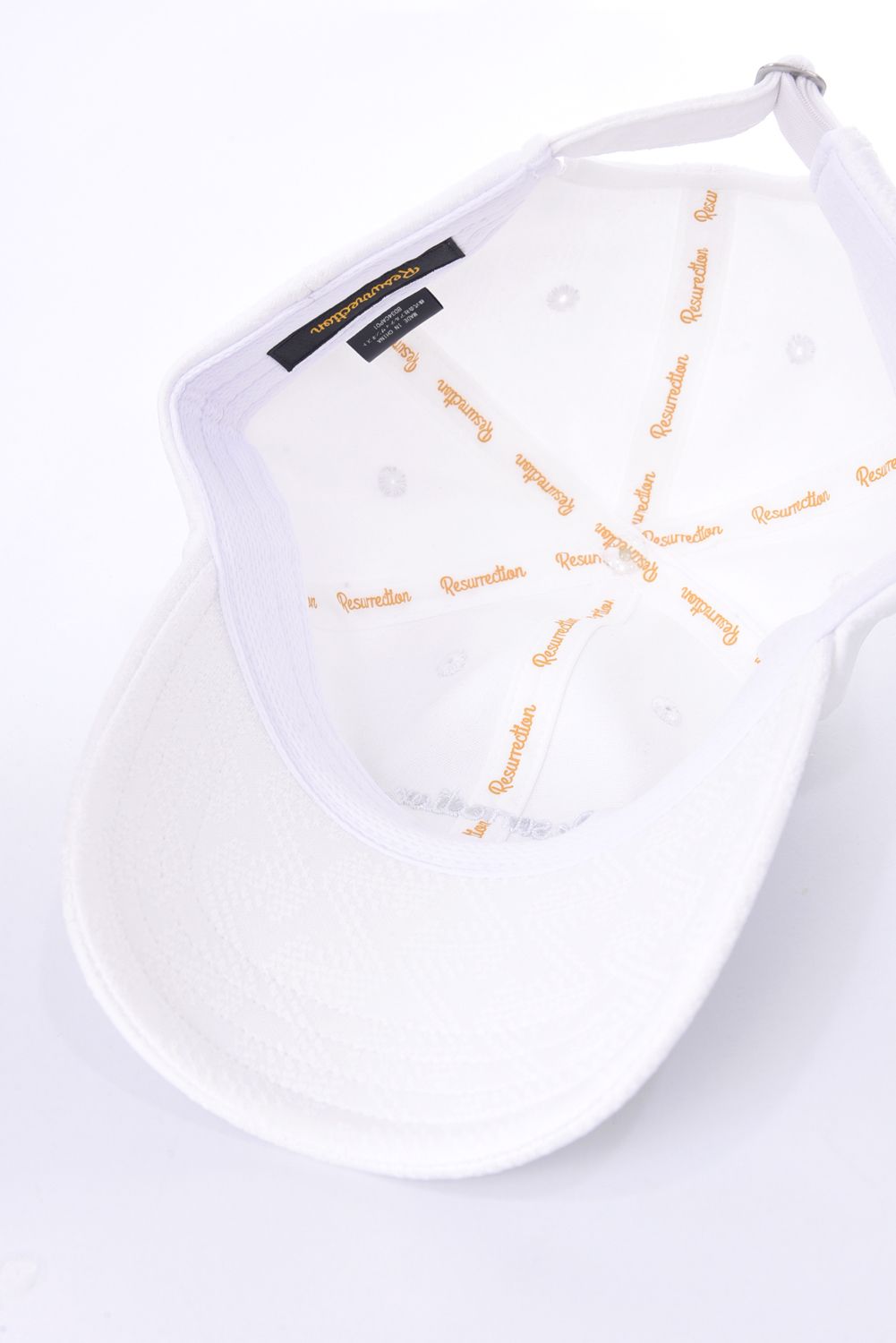 GM JACQUARD CAP / ブランドオリジナルテキスタイル ジャガード キャップ (ホワイト)