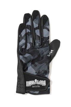 【26AW】 FRACTUR CAMO PERFORMANCE GLOVE / カモフラージュパターン 左手用グローブ (ブラック)