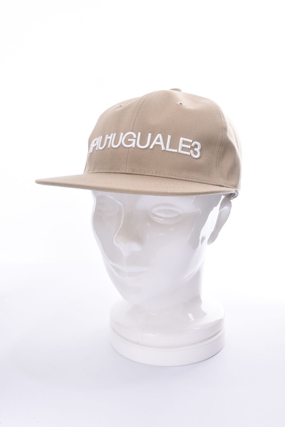 1PIU1UGUALE3 GOLF - FLAT CAP / ブランドロゴ 刺繡 ツイル フラット