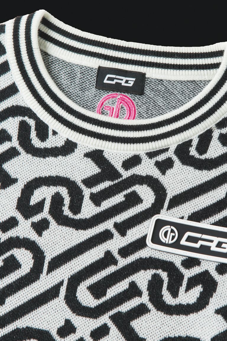 CPG GOLF - 【レディース】 CHAIN LOGO RIBBED SWEATER / チェーンロゴ 