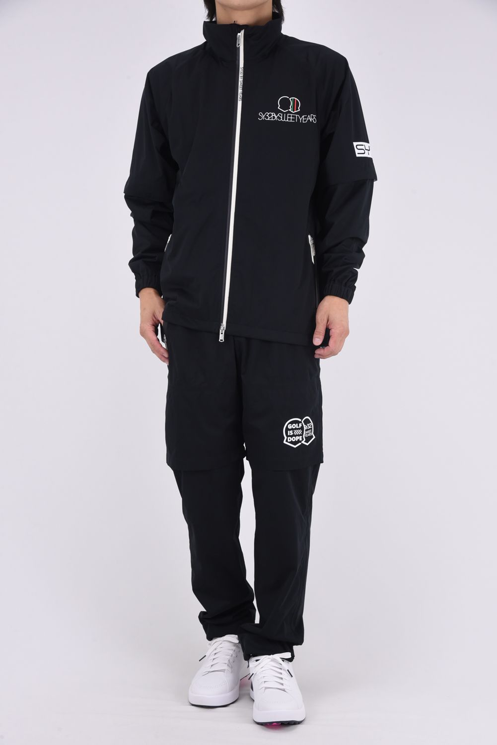 【26SS】【セットアップ】 25L RAIN SET UP / ハイストレッチ 2WAYレインジャケット&パンツ (ブラック)