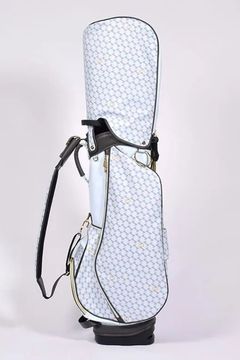 【26SS】【銀行振込・代金引換不可】【返品・交換不可】 PAVO (パーヴォー) / ブランドオリジナルテキスタイル スタンドキャディバッグ (アクア)*