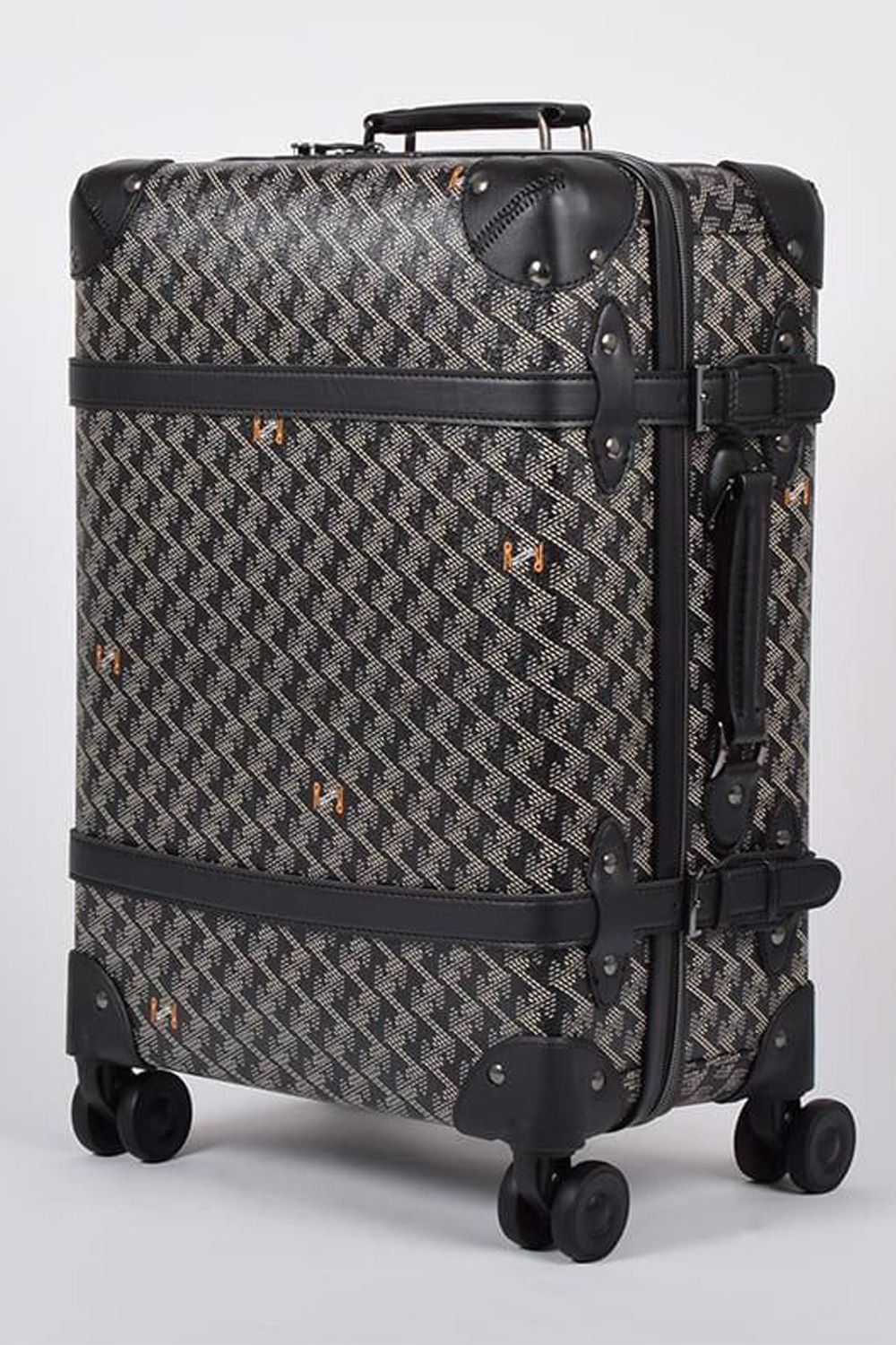 【銀行振込・代金引換不可】【返品・交換不可】 GALAPAGO No.2 (ガラパゴ) / ブランドオリジナルテキスタイル キャリーバッグ （ダークブラック）*