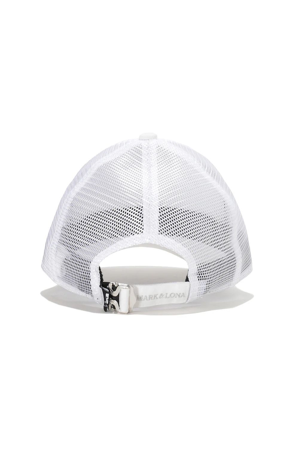 【26SS】 RADIANT MESH CAP / ラインストーンスカルロゴ メッシュキャップ (ホワイト)