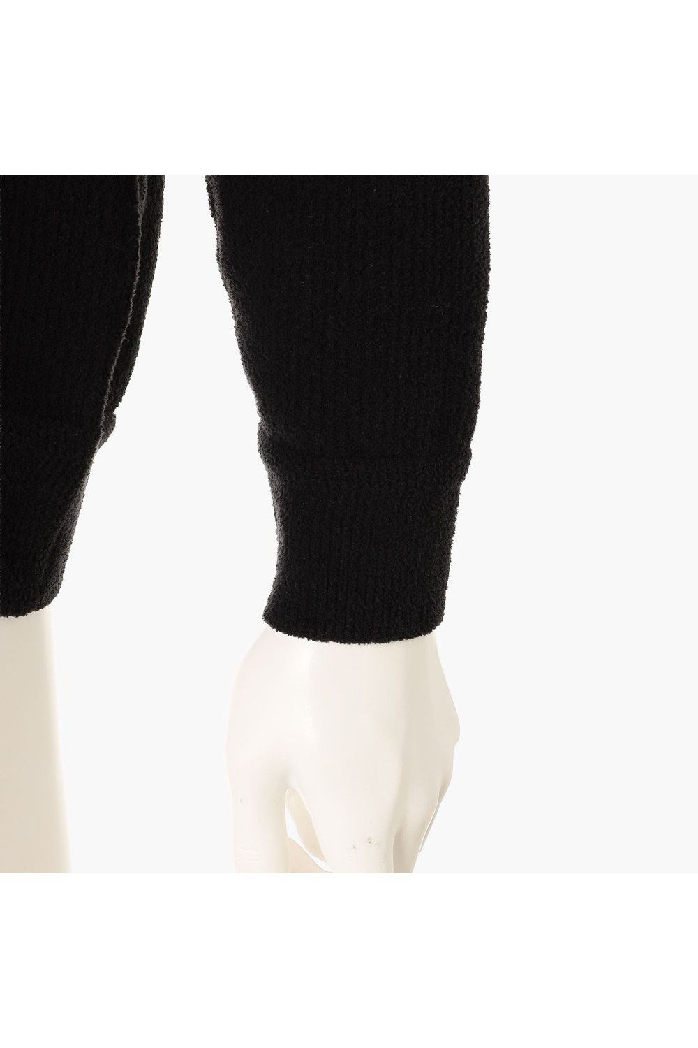 【26AW】 MEN’S AIRY YARN KNIT CREWNECK / エアリーファブリック ブランドロゴ クルーネックニット (ブラック)