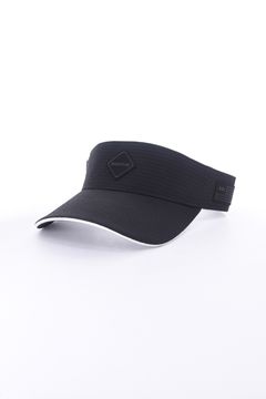 【26SS】 MEN’S SEERSUCKER VISOR / シアサッカー ダイヤモンドロゴ サンバイザー (ブラック)