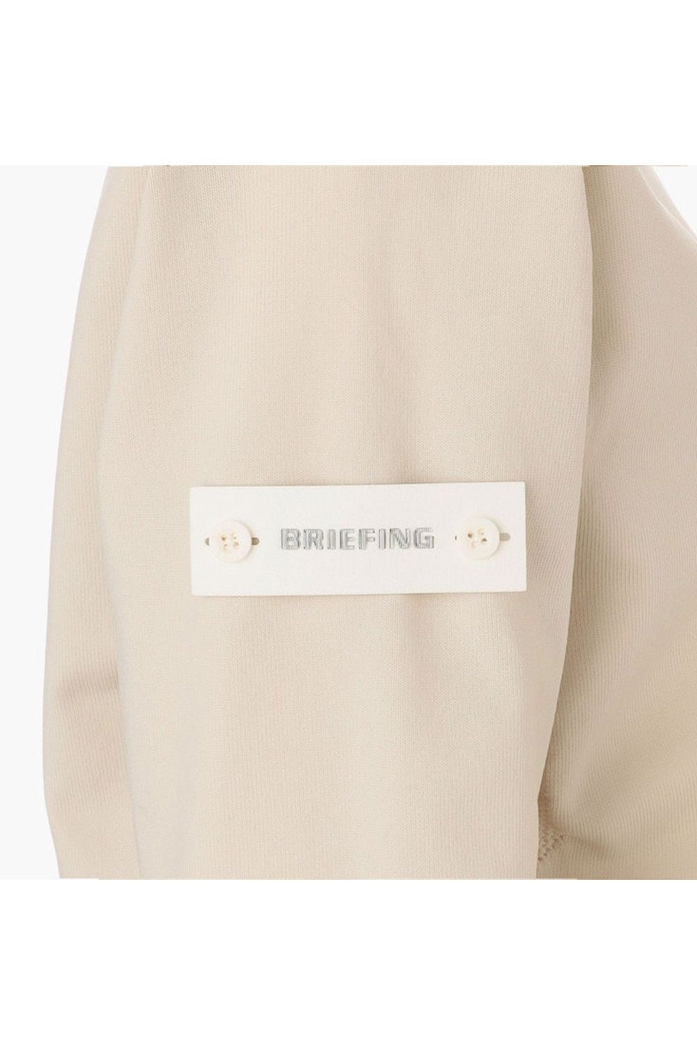 【25AW】【レディース】 WOMEN’S WR CREWNECK KNIT / 超撥水糸 袖ワッペン クルーネックニット (ベージュ)