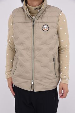 【2025AW】 SYNK SEAMLESS DOWN VEST / ドットパターンシームレス ダウンベスト (カーキ)