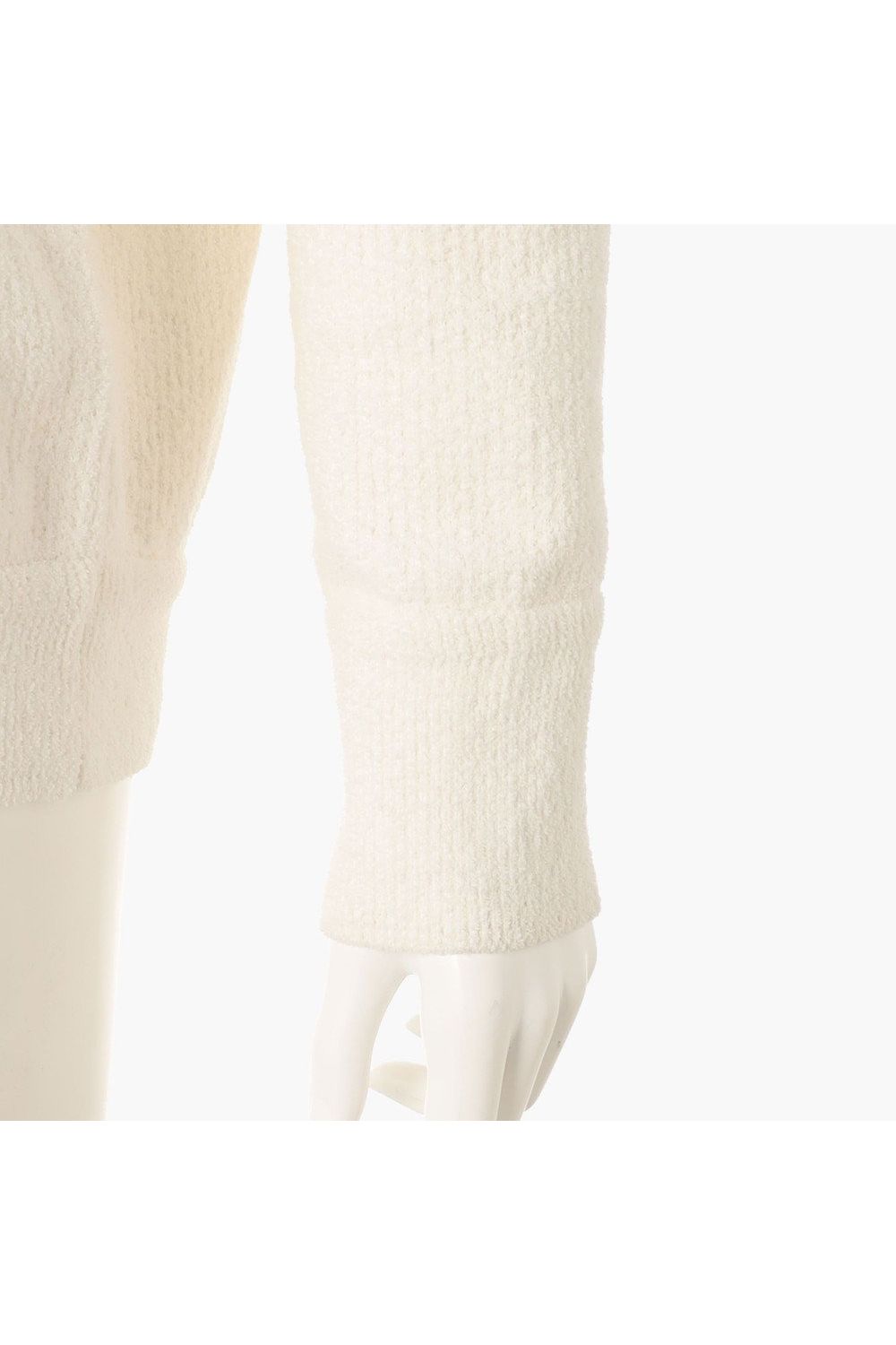 【26AW】【レディース】 WOMEN’S AIRY YARN KNIT CREWNECK / エアリーファブリック ブランドロゴ クルーネックニット (ホワイト)