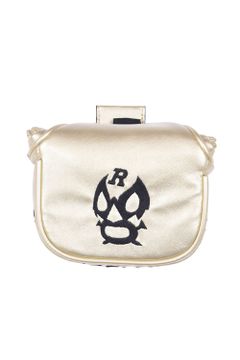 PUTTER COVER MULLET（FID-LOCK TYPE） / マスクマン マレット型パターカバー (ゴールド)