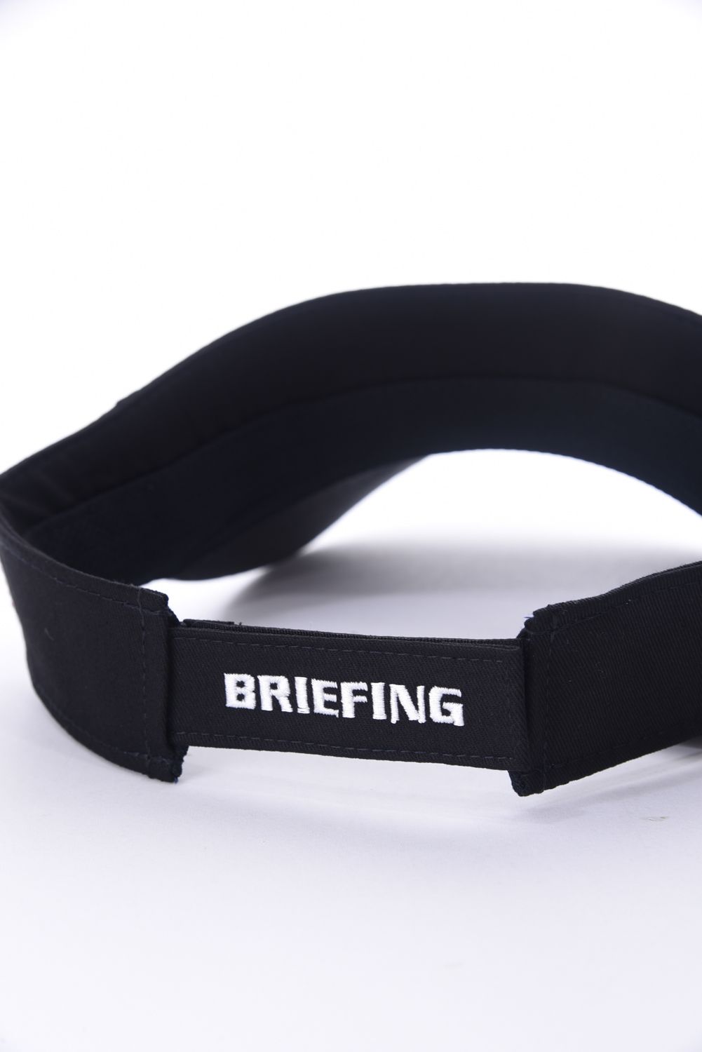 BRIEFING - MENS BASIC VISOR / ロゴ刺繍 ベーシック サン