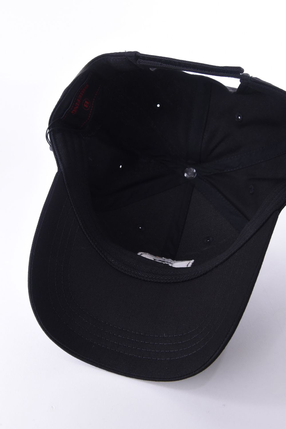 【26SS】 MEN’S INITIAL CAP / ブランドイニシャル刺繍 キャップ (ブラック)