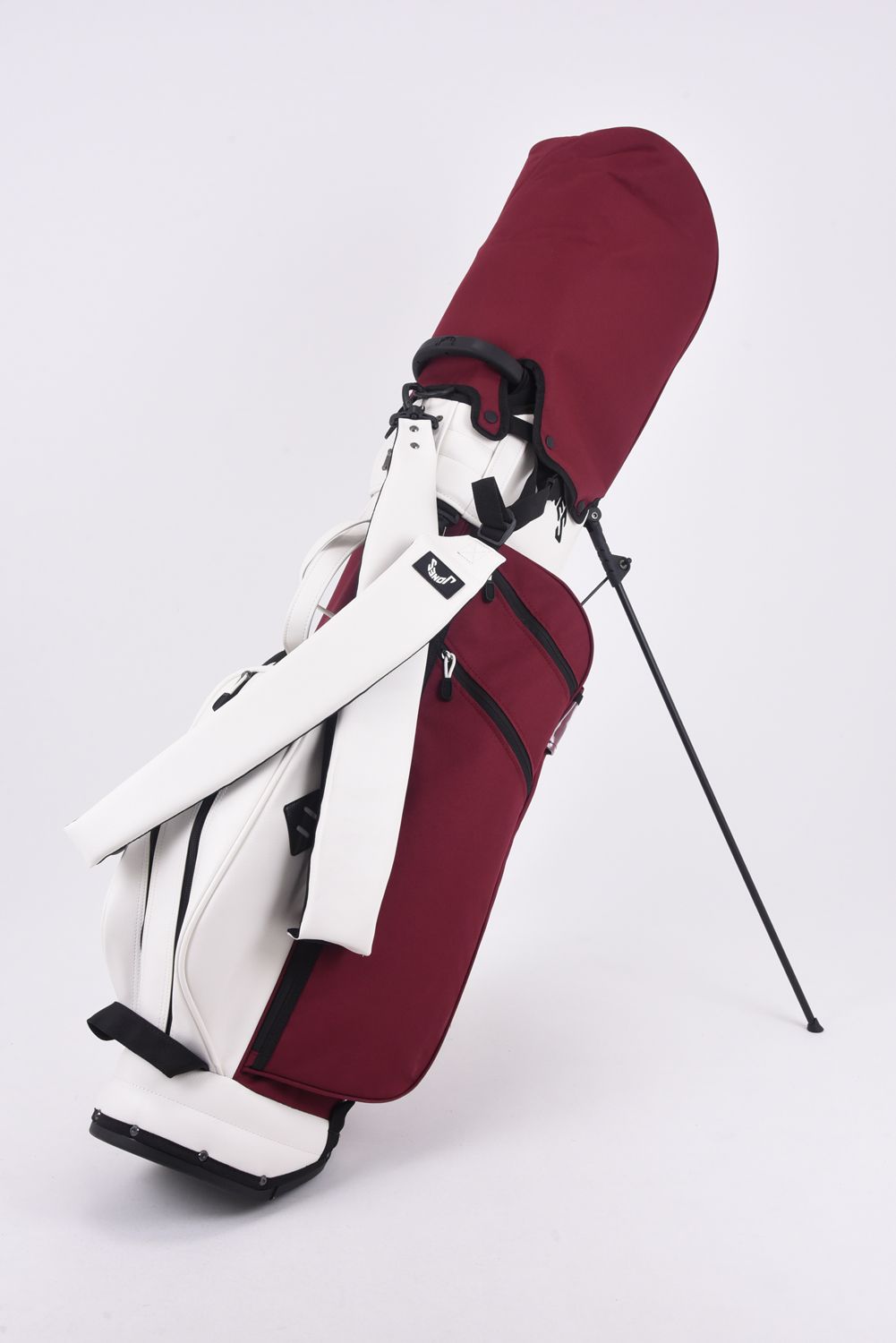 【銀行振込・代金引換不可】【返品・交換不可】 Trouper / トゥルーパー スタンドタイプ キャディバッグ (マルーン)