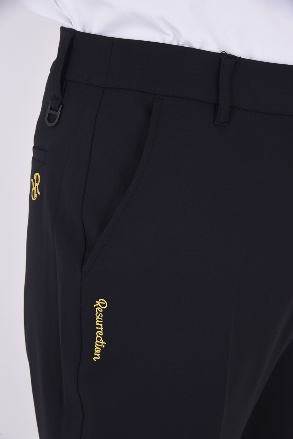 【25AW】 BASIC LONG PANTS / ベーシック センタープリーツ ロングパンツ (ブラック)*