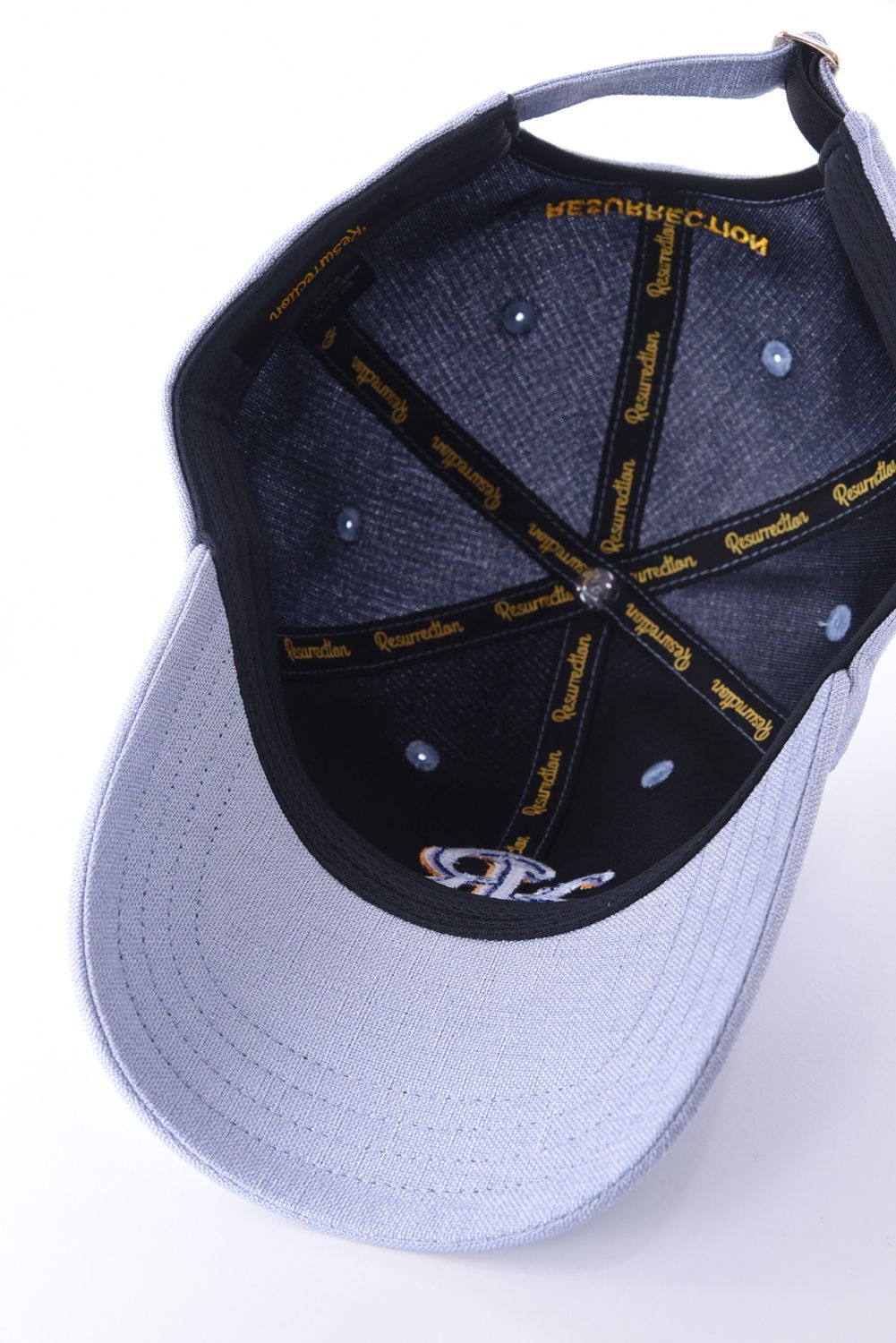 【26SS】 FIVE CONSECUTIVE CAP / リネンライク RRロゴ刺繍 キャップ (サックス)