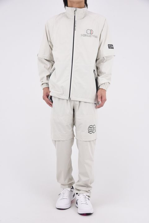 【26SS】【セットアップ】 25L RAIN SET UP / ハイストレッチ 2WAYレインジャケット&パンツ (ベージュ)