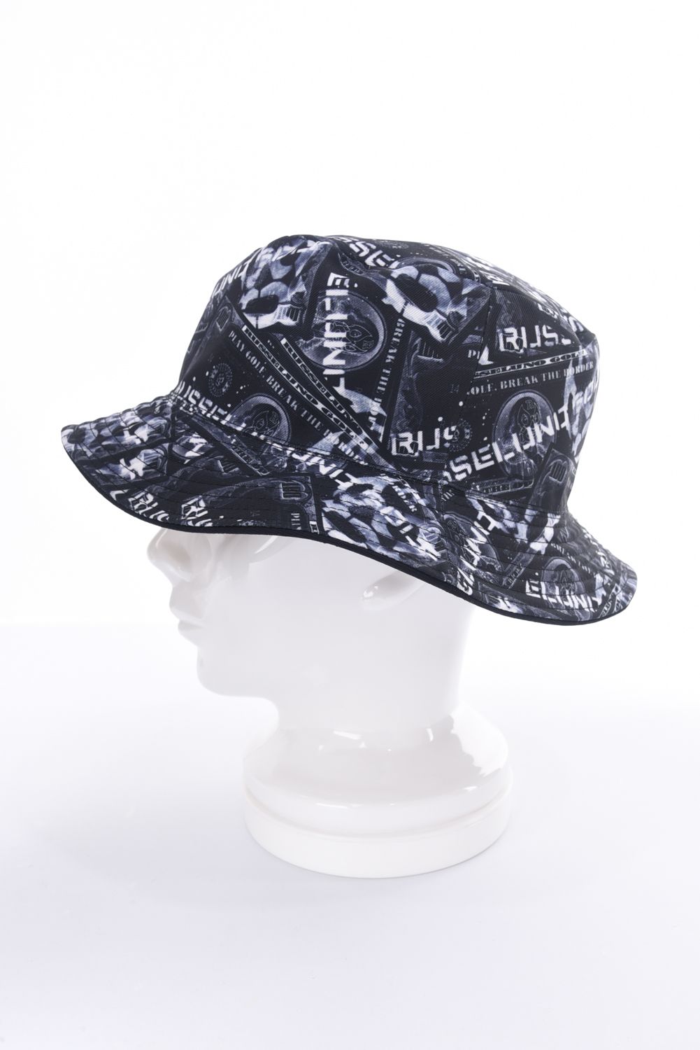 メンズウェア Russeluno JESUS BUCKET HAT RUSSELUNO - REVERSIBLE BUCKET HAT / リバーシブルタイプ 総柄