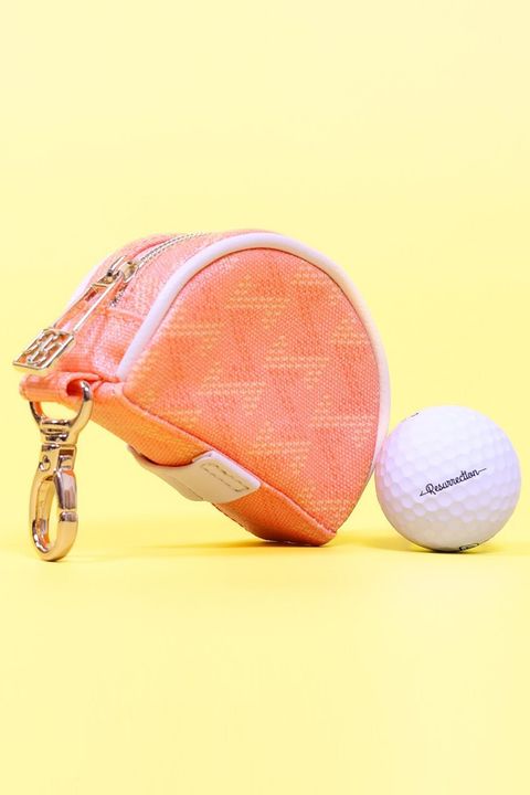 【26SS】【プレゼント好適品】 CETTIA (セッティア) / ブランドオリジナルテキスタイル ボールポーチ (サンセット)