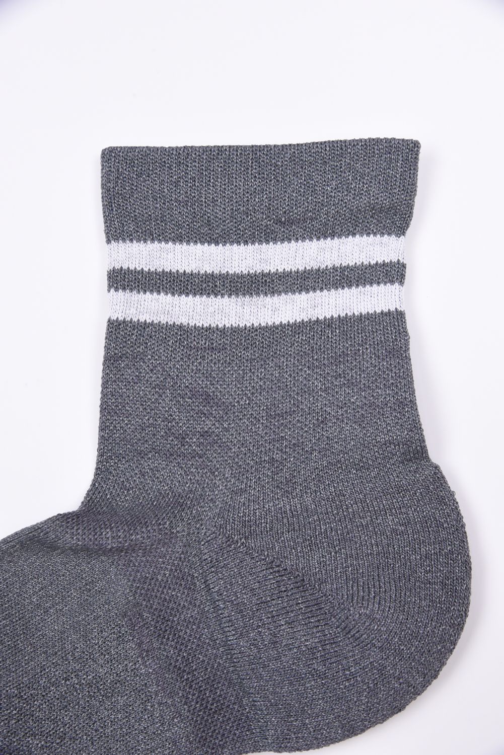 【26AW】【レディース】 WASHI LINE SOCKS / コーデュラコットン ライン ショートソックス (グレー)