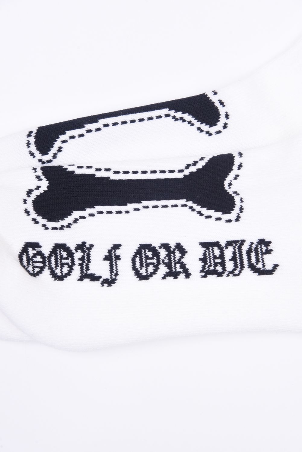 【2026SS 木村拓哉さん着用 VOL.6】 BONES CREW SOCKS / ボーングラフィック クルーソックス (ホワイト)
