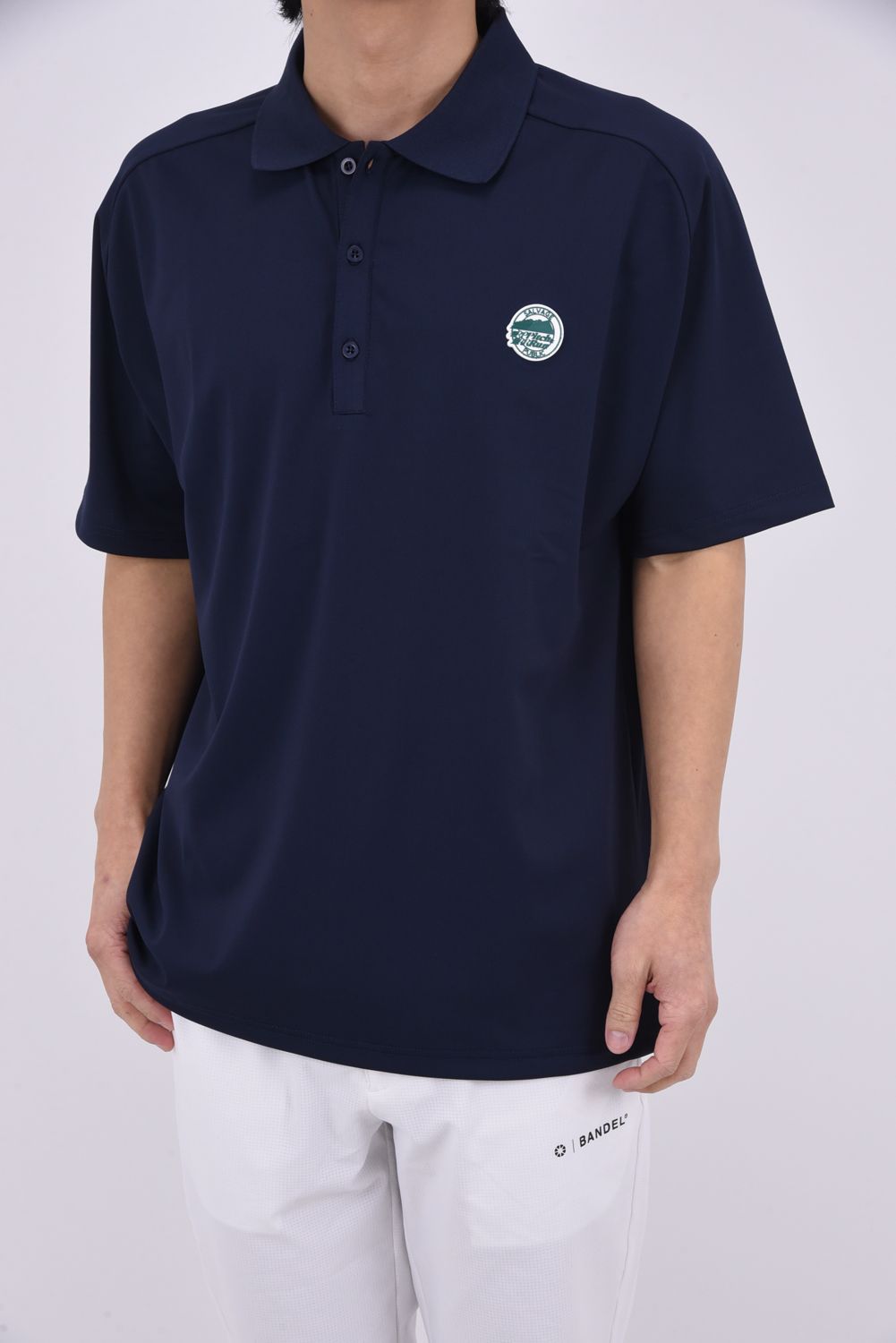 【2026SS】 Alohea Tech Polo SS (Pitch&Run) / ショートスリーブ ポロシャツ (ネイビー)