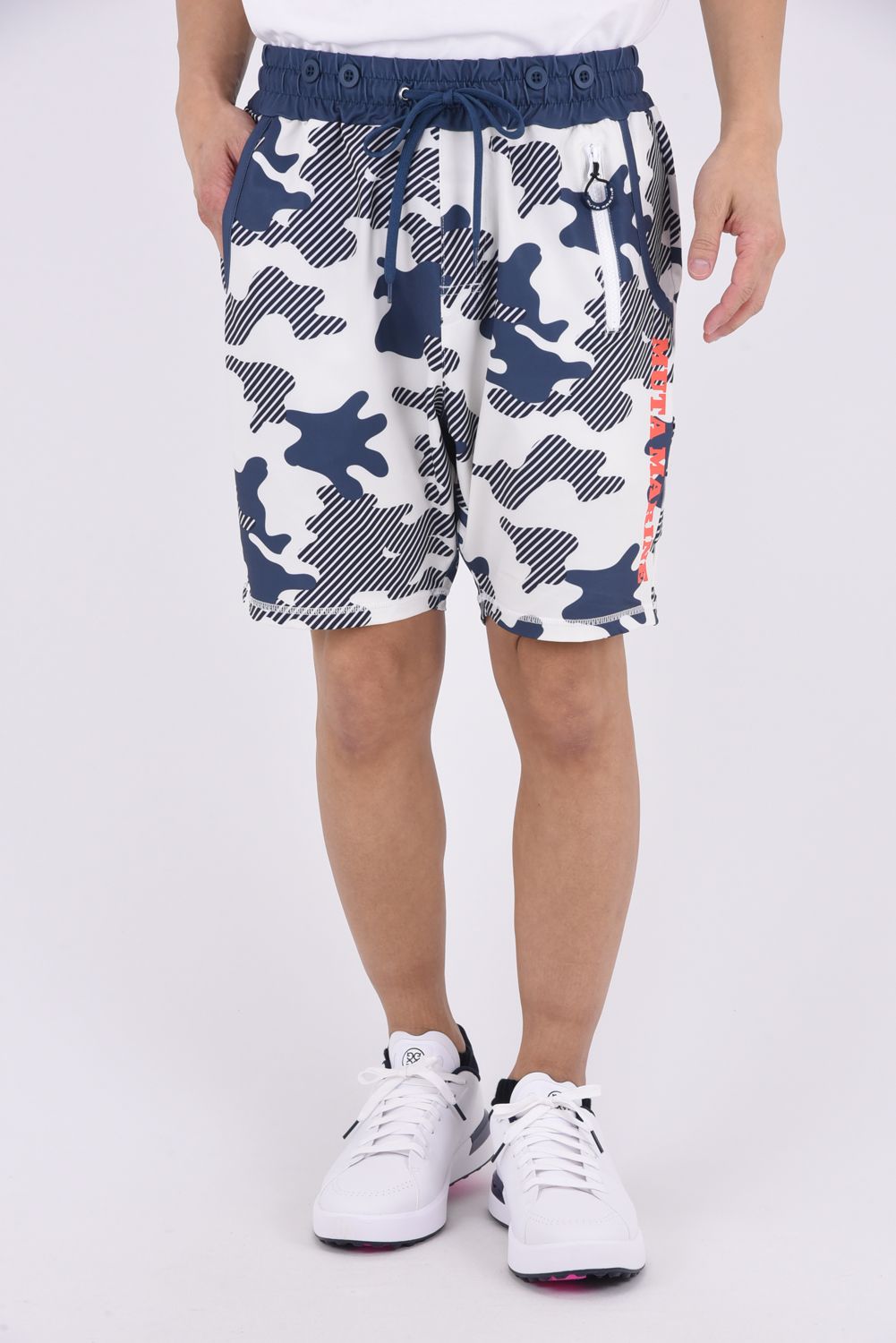 【26SS】 RUSH SHORT PANTS (DIAGONAL CAMO) / ダイアゴナルカモフラージュ ラッシュガード ショートパンツ (ホワイト)