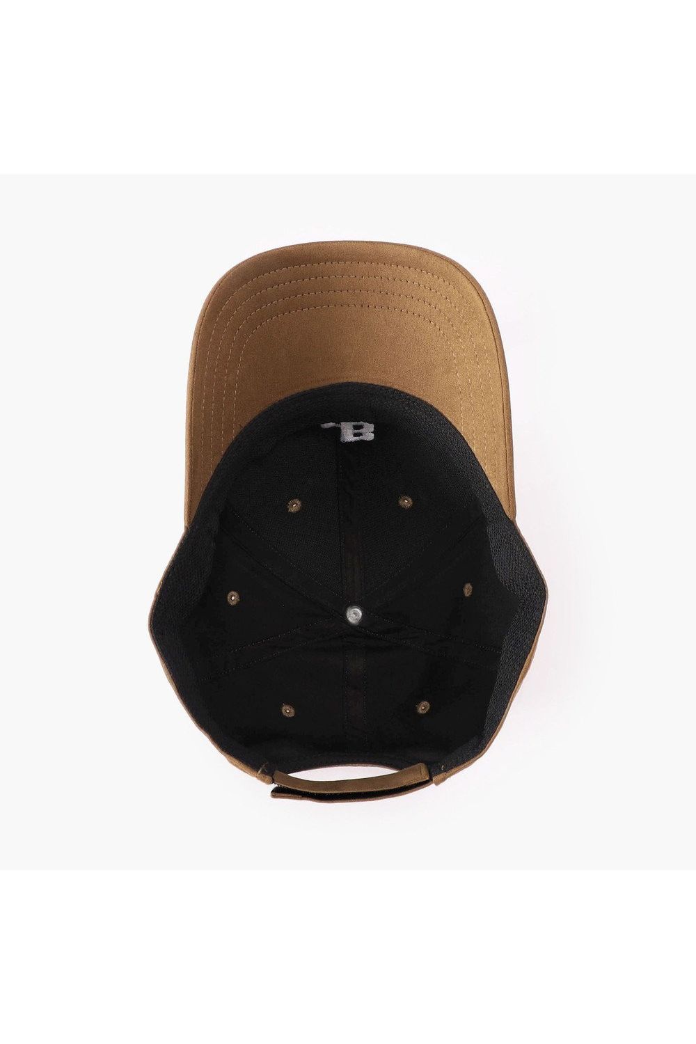 【26AW】 MEN’S SUEDE SMALL BG LOGO CAP / スウェード素材 スモールBGロゴ キャップ (ベージュ)