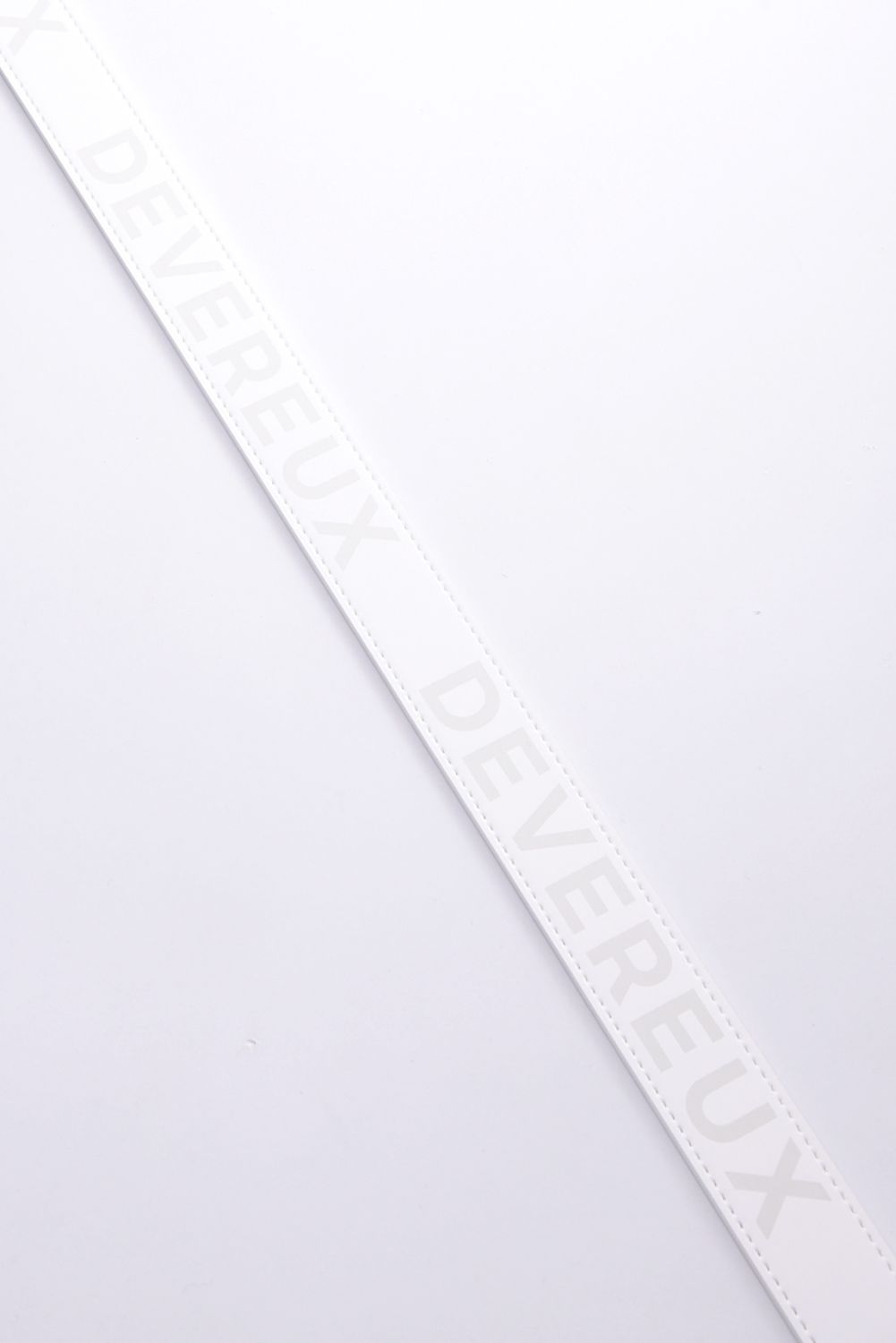 【26SS】 DVG-LOGO PT BELT / ロゴプリント ベルト (ホワイト)