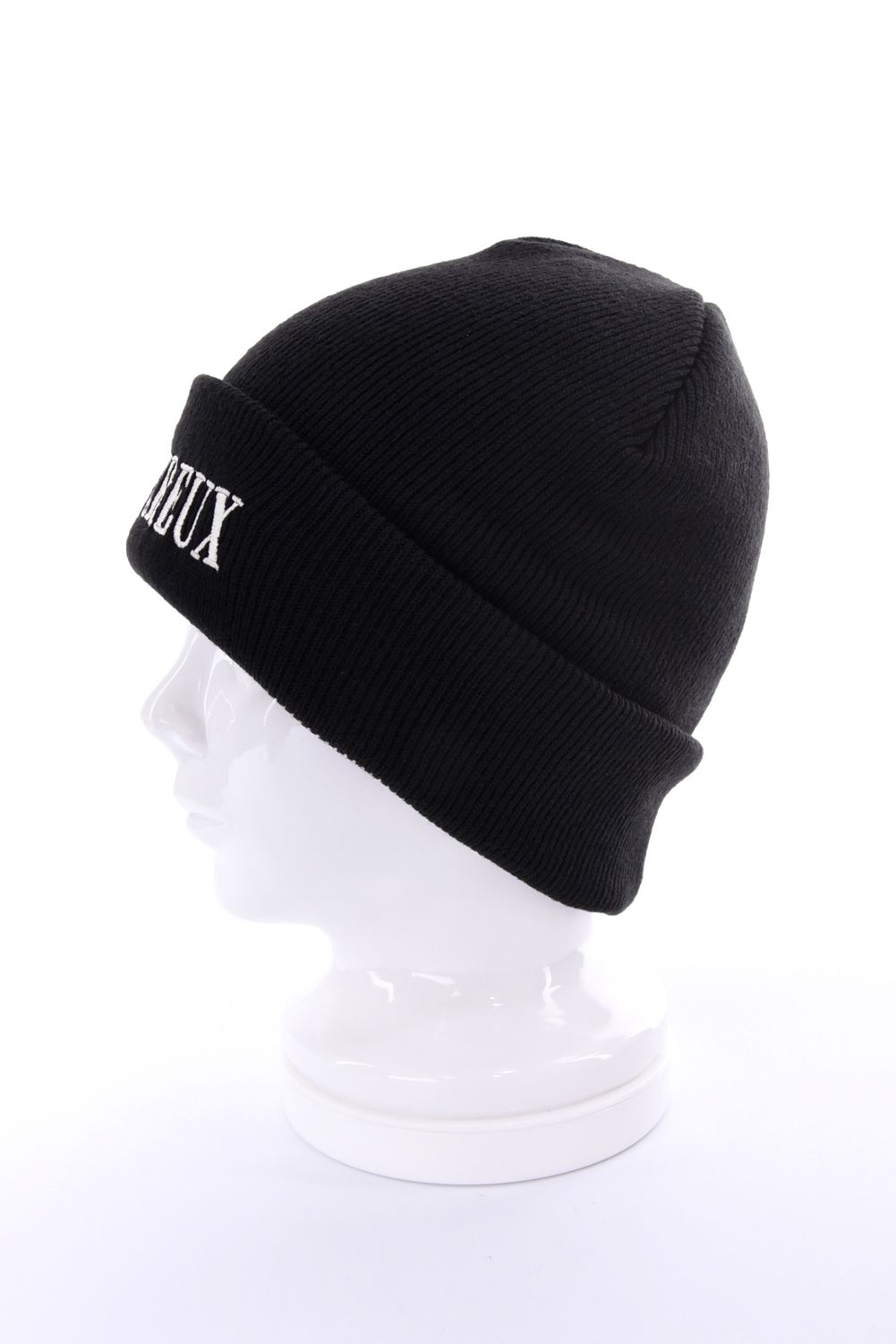 【26AW】 DVG LOGO BEANIE / ブランドロゴ刺繍 ニットビーニー (ブラック)