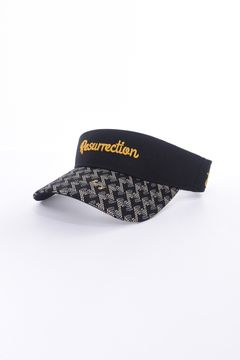 GM BRIM SUNVISOR / ブランドオリジナルテキスタイル ロゴ ブリム サンバイザー ラナテック (ブラック)