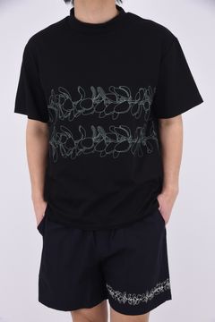 Kēhaupaʻa  ICE  Mockneck S/S(Double Lei) / モックネック 半袖 シャツ (ブラック)