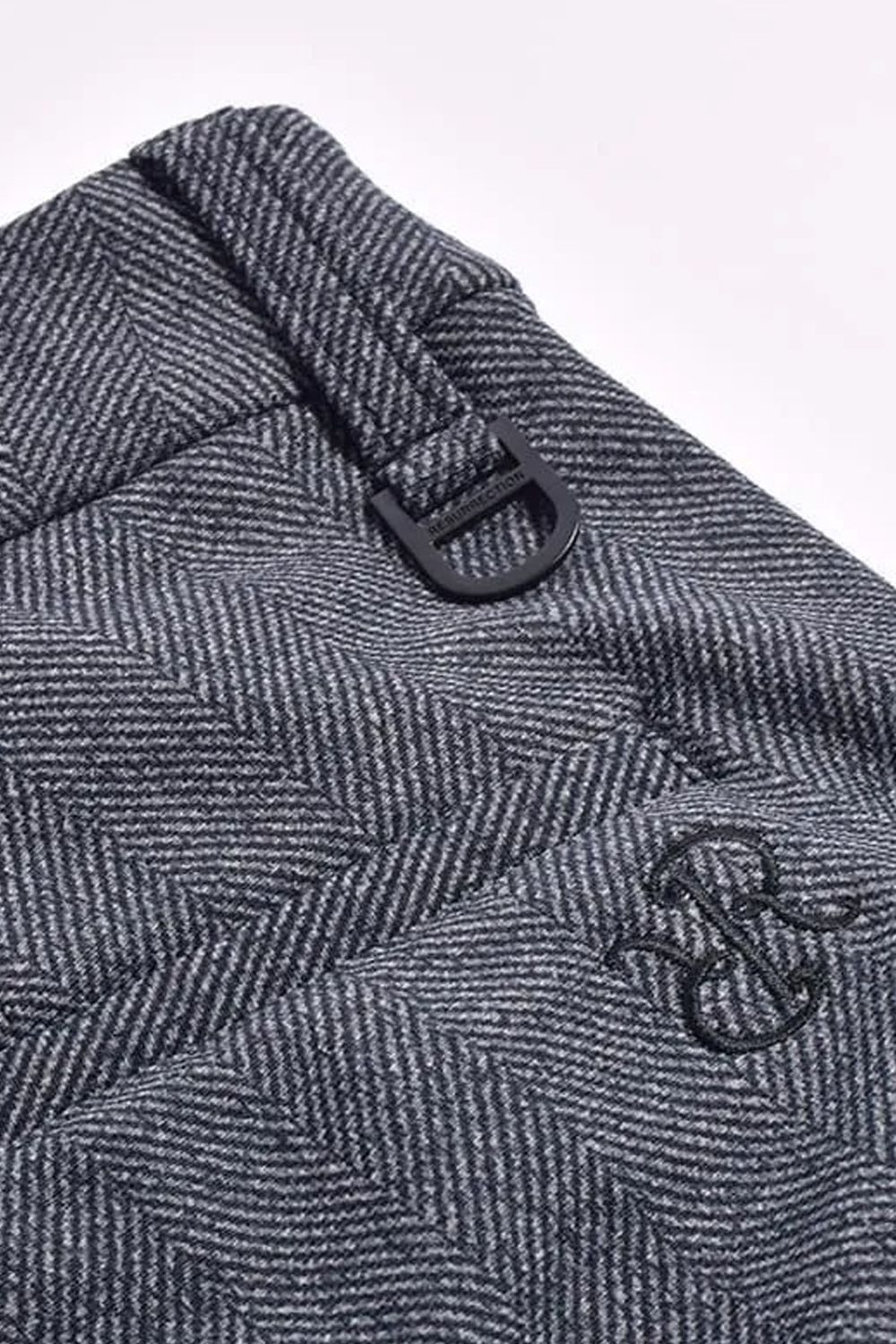【26AW】  HEAT PERFORMA LONG PANTS / 裏起毛  ヘリンボーン柄 ロングパンツ (ネイビー)*
