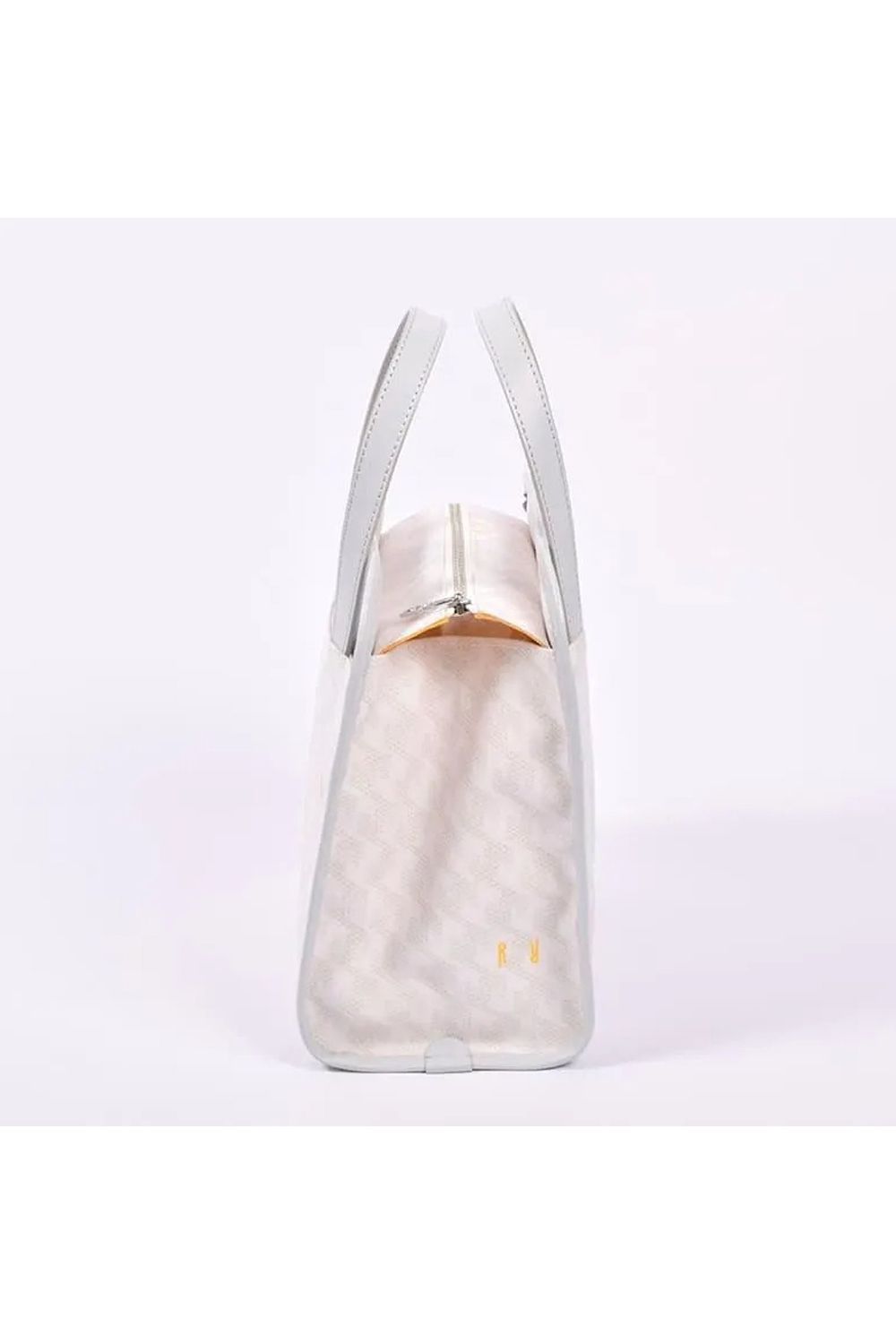 【26SS】 LANIUS TETRA (ラニウス テトラ) / ブランドオリジナルテキスタイル スリム カートバッグ (モノホワイト)*