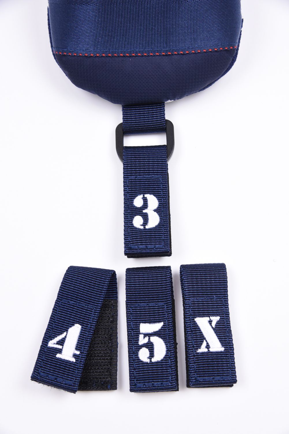 【26SS】 LOGO KNIT UTILITY COVER / 異素材ハイブリッド ユーティリティカバー (ネイビー)