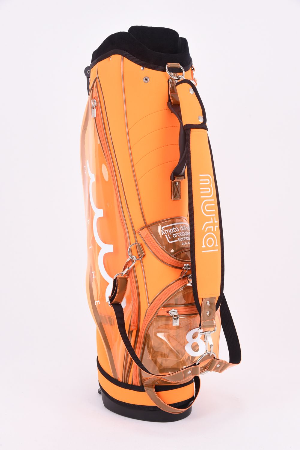 【銀行振込・代金引換不可】【返品・交換不可】 CADDY BAG / ネオプレン＆PVCキャディバッグ (オレンジ)