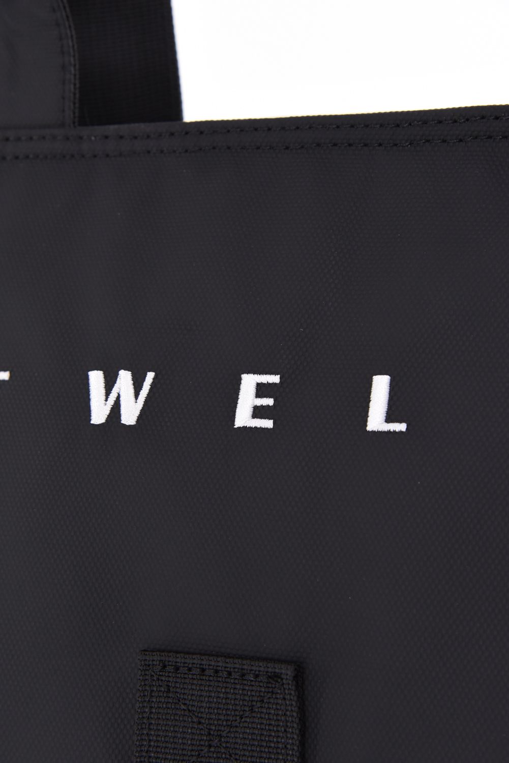 【26AW】 FLAP CART BAG / フロントフラップ ブランドロゴ カートバッグ (ブラック)