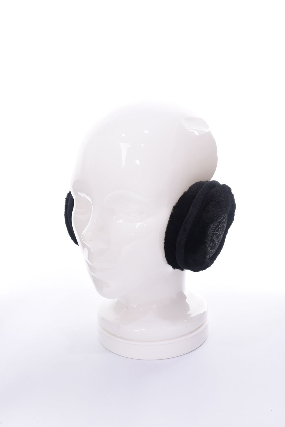 EAR MUFFLER / メタルロゴ イヤーマフ ブラック