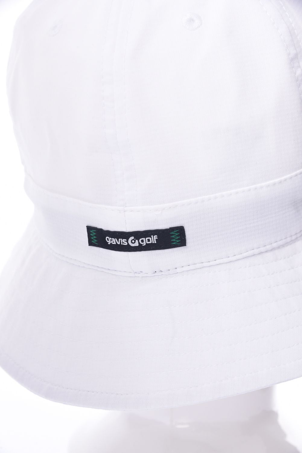 gravis golf - LOGO COOLDOTS HAT / ブランドロゴ ミニリップストップ ハット (ホワイト) | GOSSIP GOLF